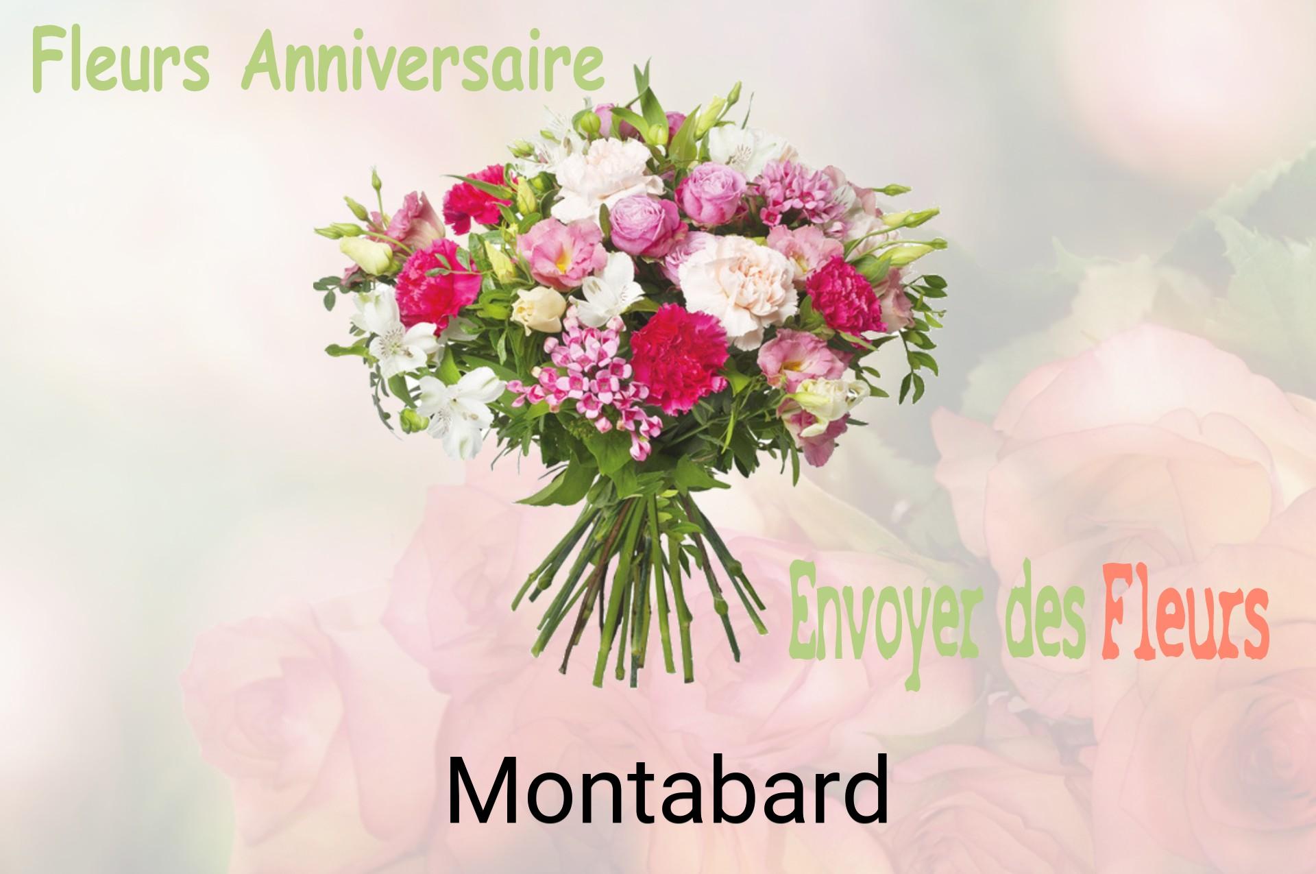 Bouquet de fleurs d’anniversaire livré à Montabard