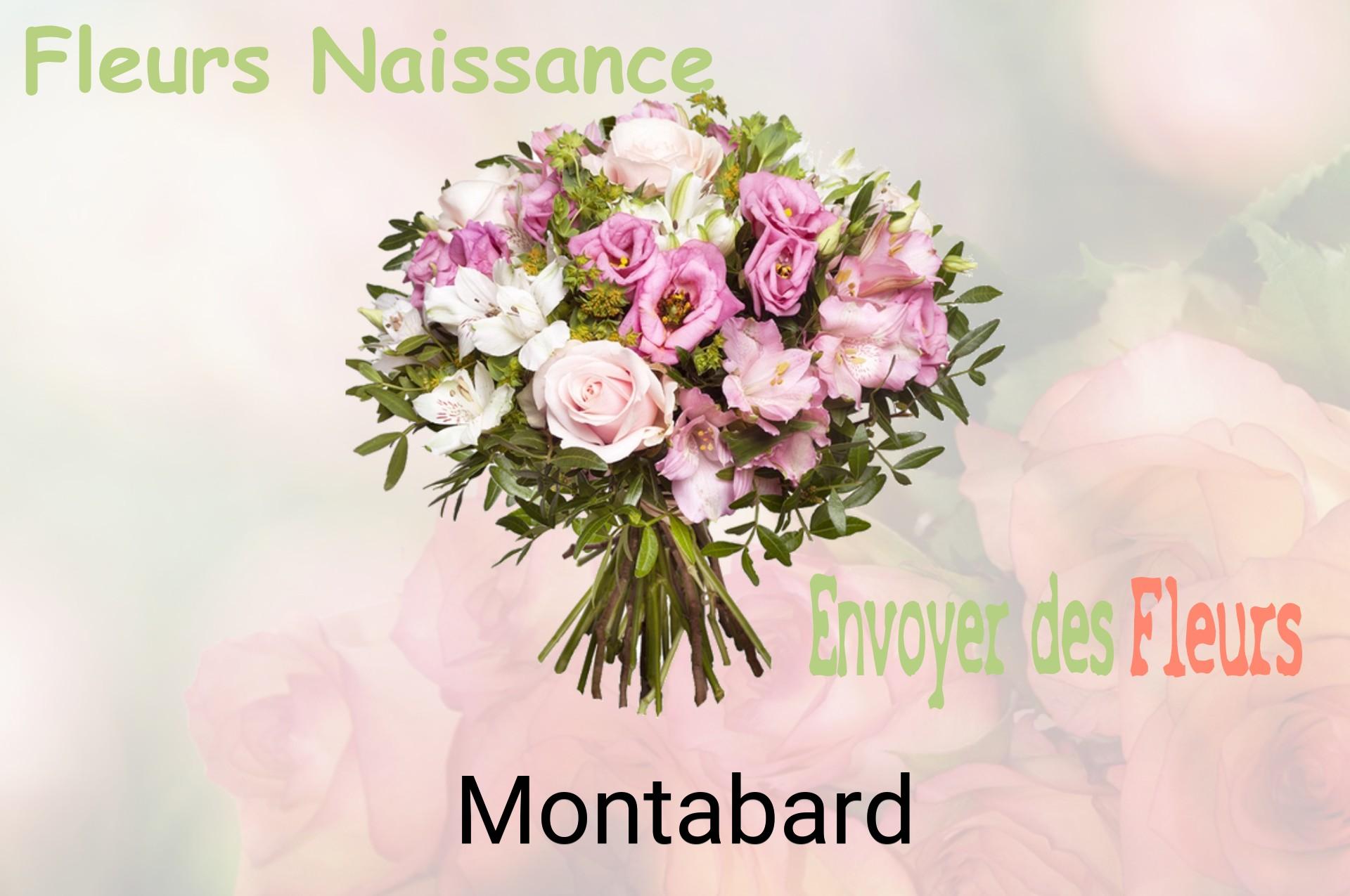 Bouquet de fleurs de naissance livré à Montabard